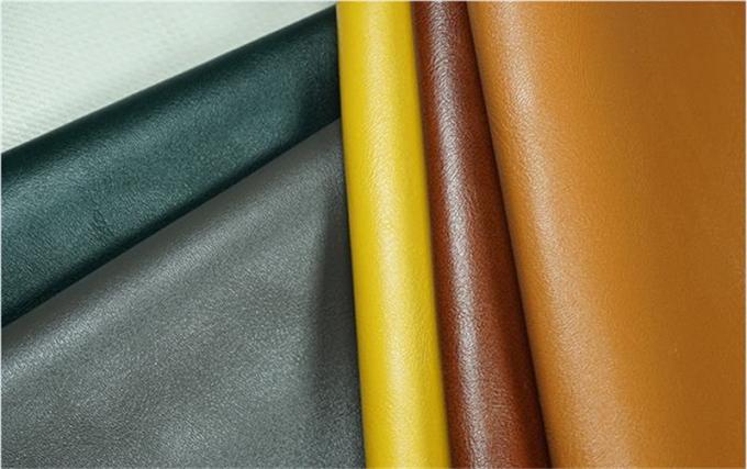 PVC 158 Pintura de grãos de couro de vaca Couro sintético artificial para sacos de sapatos Tecido de couro falso 12