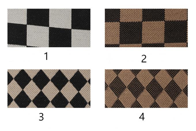 Tecido de linho xadrez de linho de 1,0 mm de espessura, &agrave; prova d'&aacute;gua, el&aacute;stico, flocado, para exterior, para sof&aacute;, bolsa, cinto de seguran&ccedil;a do carro, couro sint&eacute;tico, suporte tecido 11