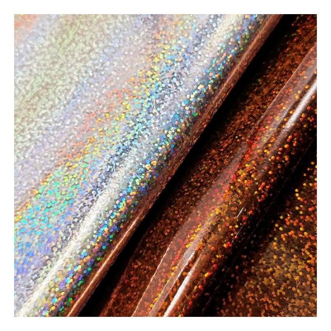 Pu Holographic Mirror Leather Big Glass Pattern Grain Mirror Synthetic Artificial Faux Shoes Vanity Case Handbag Leather Fabric 9