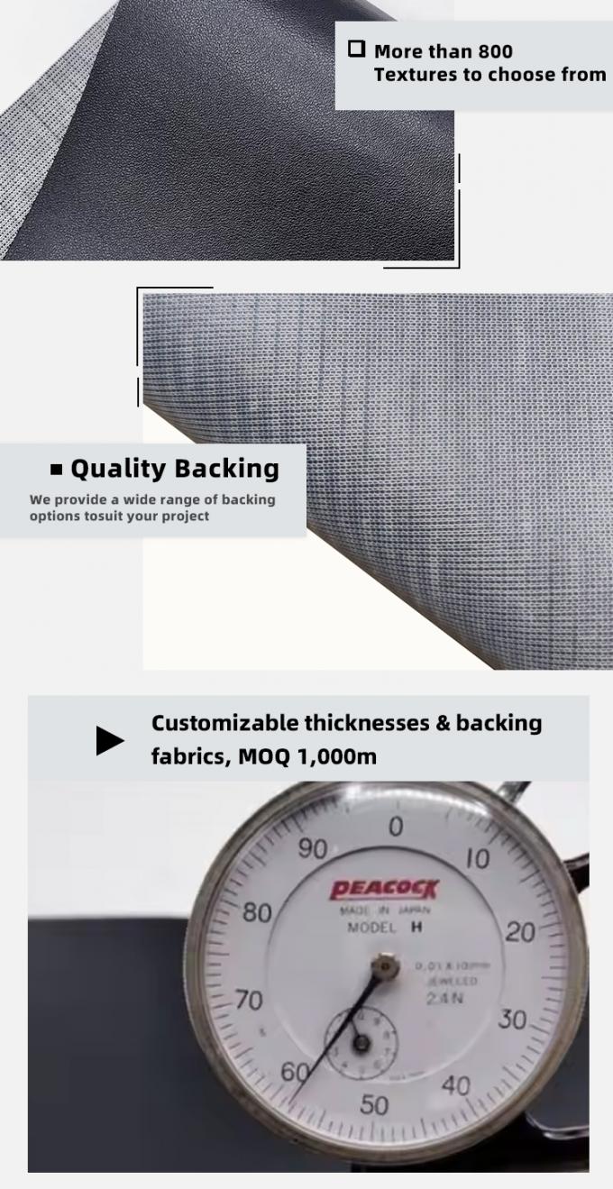 Couro PVC resistente &agrave; abras&atilde;o para estofamento de m&oacute;veis com 140cm de largura 5