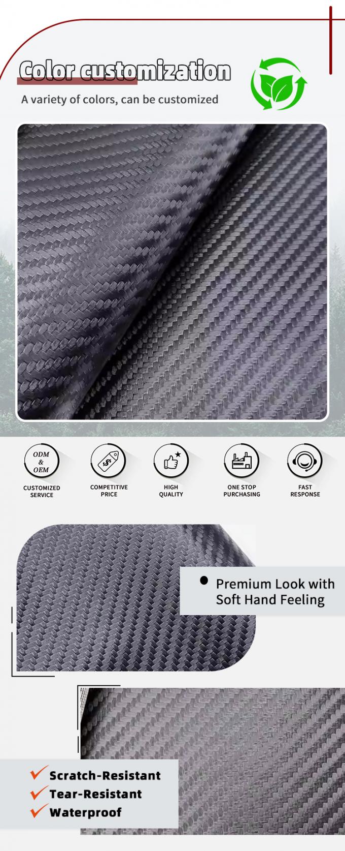 Couro PVC resistente &agrave; abras&atilde;o para estofamento de m&oacute;veis com 140cm de largura 4