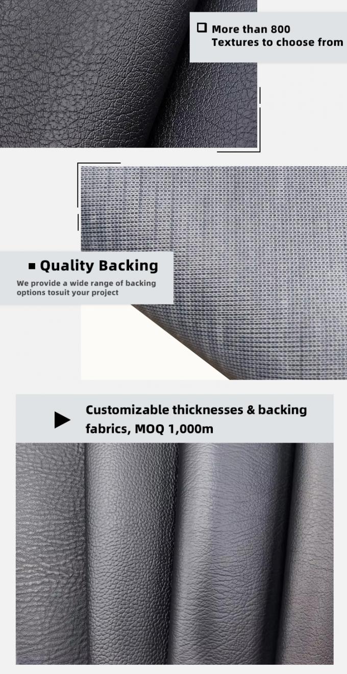 Couro PVC resistente &agrave; abras&atilde;o para estofamento de m&oacute;veis com 140cm de largura 5