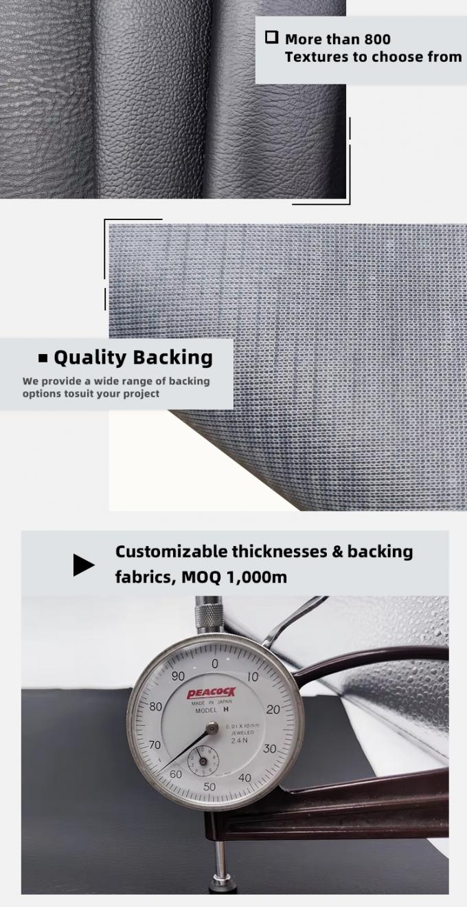 Couro PVC resistente &agrave; abras&atilde;o para estofamento de m&oacute;veis com 140cm de largura 5
