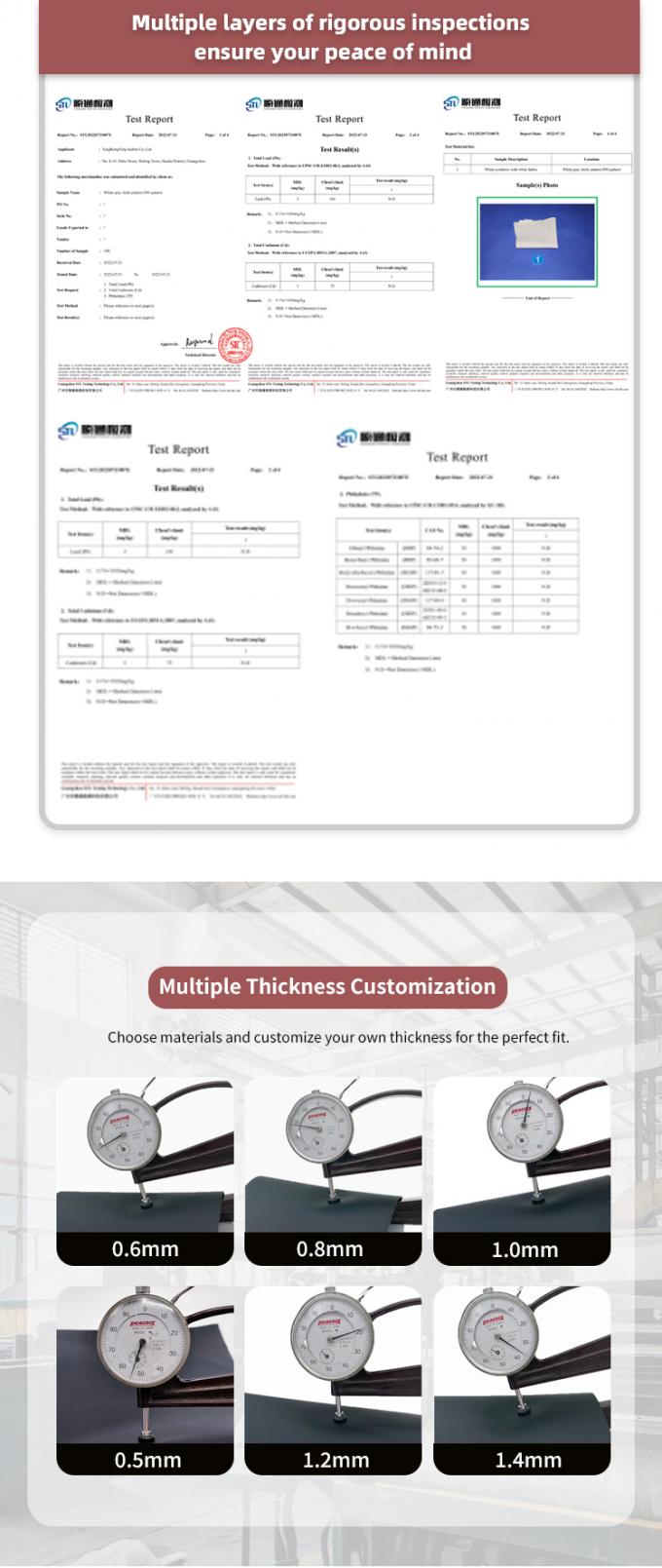 Tecido de couro sintético com padrão de grãos de PVC para assentos de automóveis e móveis 8