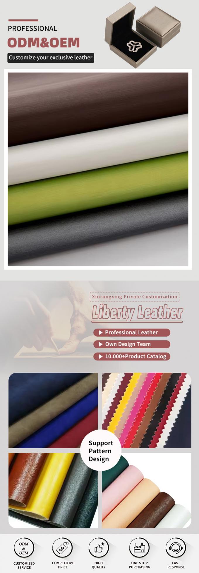 PU 0,5 de seda n&atilde;o tecida de couro simples Bolsa de sapatos Ntoebook &aacute;lbum de fotos de couro tecido sint&eacute;tico de couro falso 4