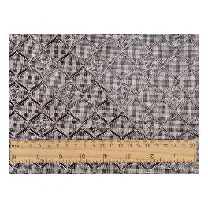 Venda por atacado Pvc Padrão Geométrico Brilhante Couro Artificial embalagem de couro sintético Caixa de carteira Caixa de notas Tecido de couro falso 6