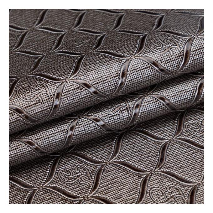 Venda por atacado Pvc Padrão Geométrico Brilhante Couro Artificial embalagem de couro sintético Caixa de carteira Caixa de notas Tecido de couro falso 9