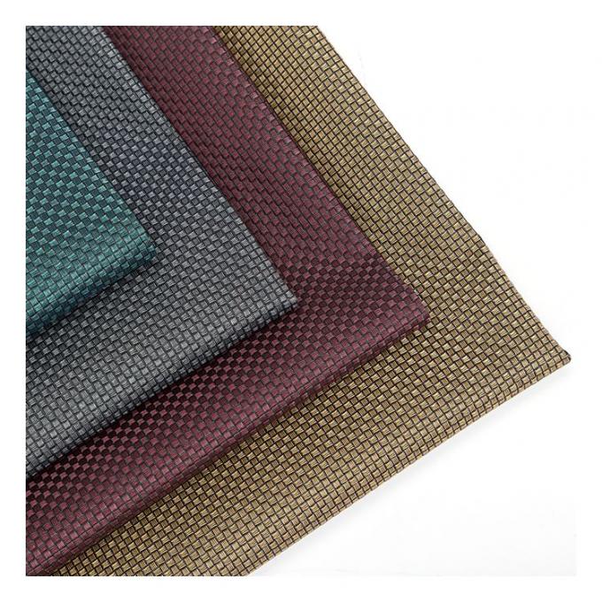 Tecido de couro sintético artificial com padrão de trama pequena, cor pérola metálica PVC, para embalagem, carteira, caixa, sapatos, caderno. 7
