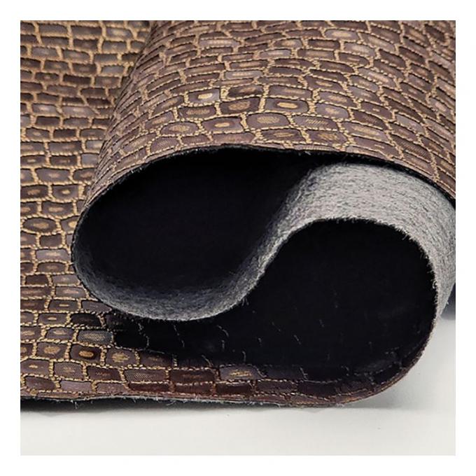 Venda a retalho Pvc Pedra Perlada Padrão de Grãos Couro Artificial Embalagem de Couro Sintético Carteira Caixa de Calçados Quadrinhos Tecido de Couro Falsos 12