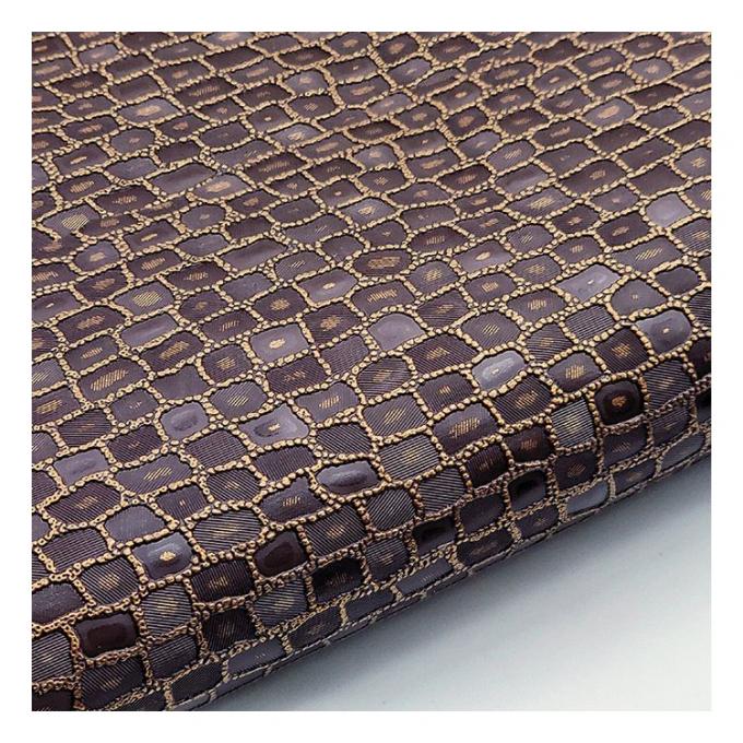 Venda a retalho Pvc Pedra Perlada Padr&atilde;o de Gr&atilde;os Couro Artificial Embalagem de Couro Sint&eacute;tico Carteira Caixa de Cal&ccedil;ados Quadrinhos Tecido de Couro Falsos 16