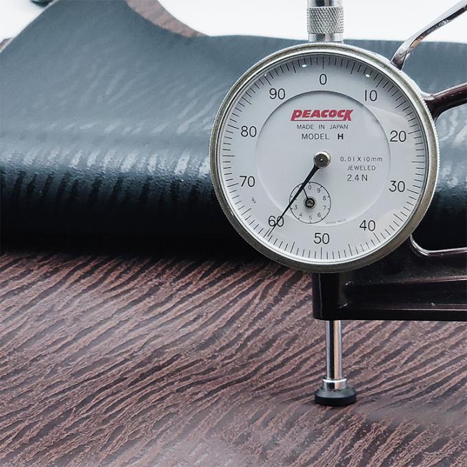 Venda a retalho de couro Pvc de listras de couro sintético de madeira Impressão de embalagem Carteira Caixa de sapatos Bloco de notas Tecido de couro falso 8