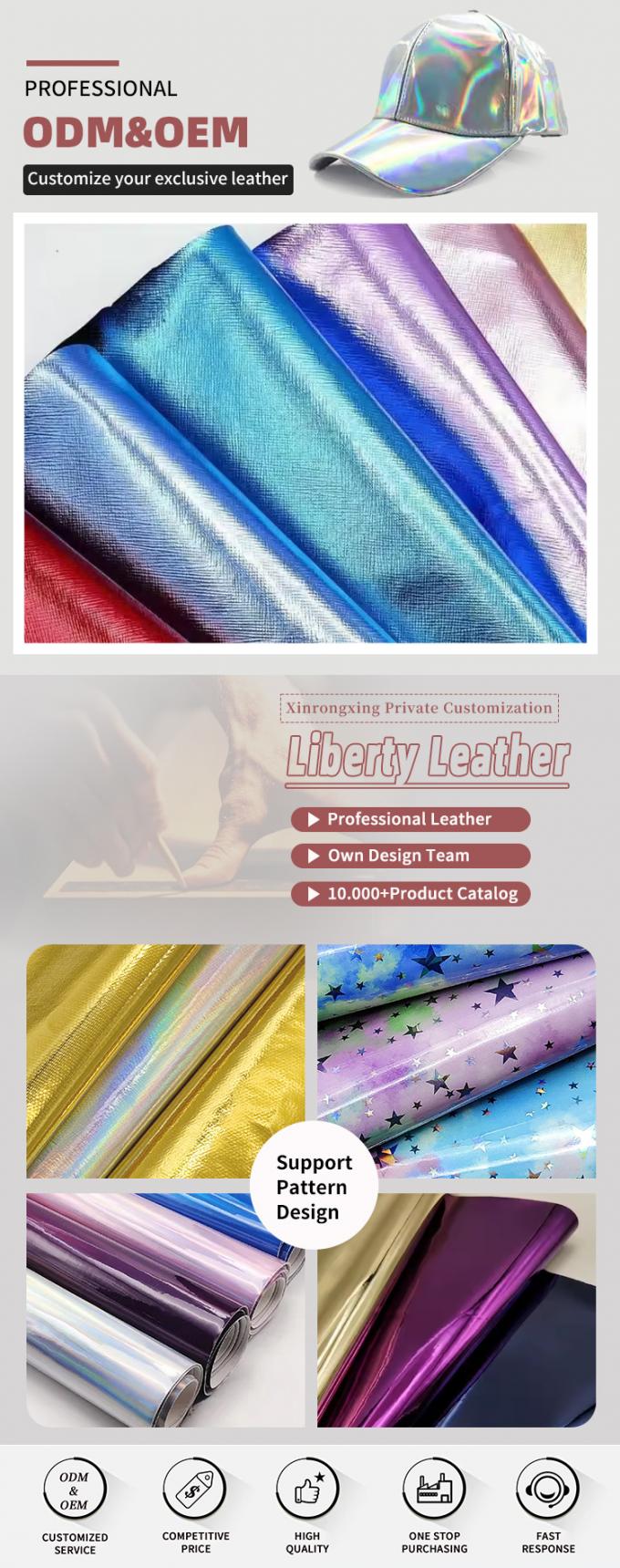 Filtro de filme de PVC Metal Cross Pattern Saco de m&atilde;o de couro sint&eacute;tico Caixa de carteira Sapatos Notebook Tecido de couro falso 4