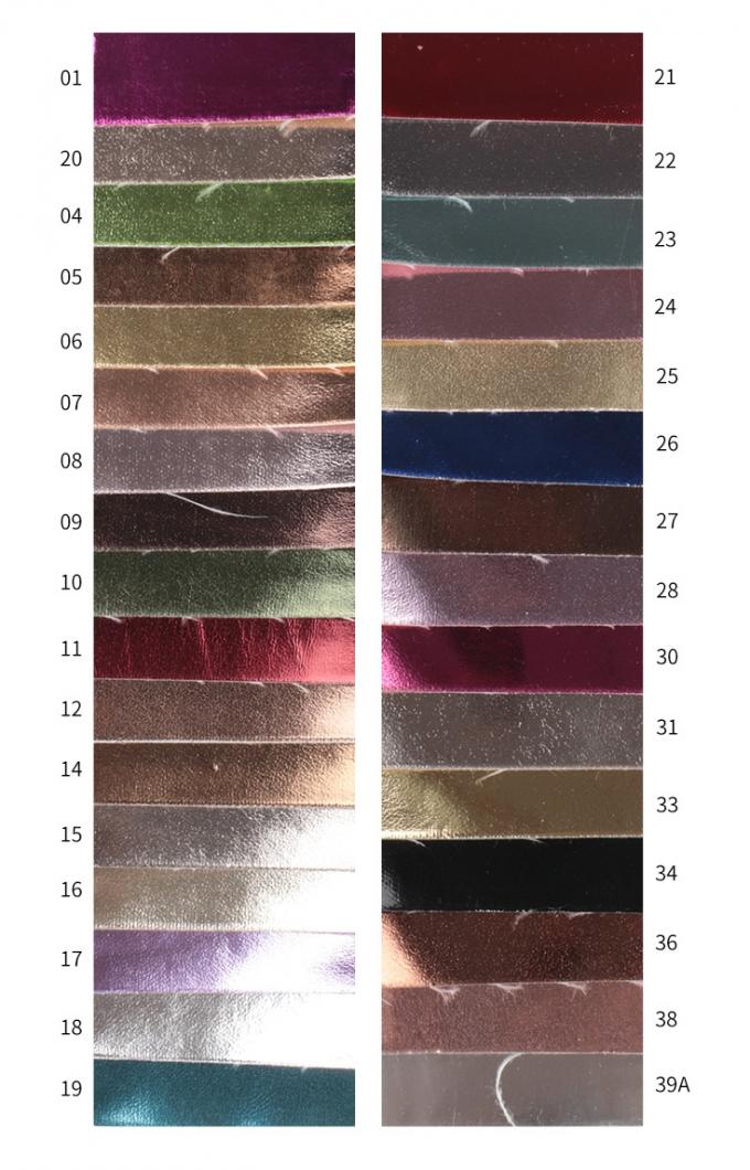 Pel&iacute;cula de metal PU R61 Cereais de ovelhas Couro sint&eacute;tico Roupa Carteira Caixa Bolso Saco de sapatos Quadro de notas Tecido de couro falso 11