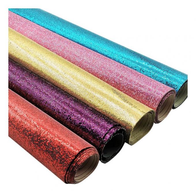 Grátis Tecido Glitter de malha Tecido sintético de couro falso artificial Calçados de telefone Carapaça de vaidade Bolsa de mão Notebook Tecido de couro 7