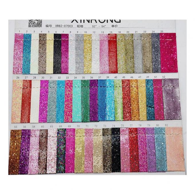 Grátis Tecido Glitter de malha Tecido sintético de couro falso artificial Calçados de telefone Carapaça de vaidade Bolsa de mão Notebook Tecido de couro 19