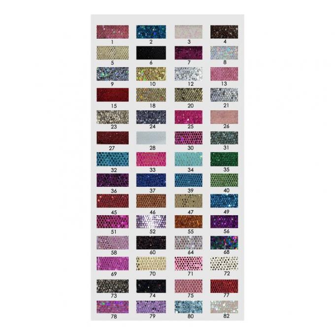 Grátis Tecido Glitter de malha Tecido sintético de couro falso artificial Calçados de telefone Carapaça de vaidade Bolsa de mão Notebook Tecido de couro 20