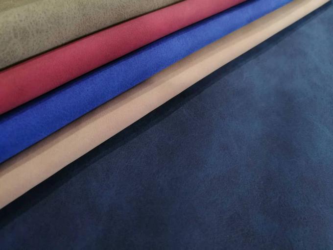 PU Couro Nubuck Couro Sintético Tecido Imitação Algodão Fundo Sapatos Bolsas Caderno Tecido Atacado 4