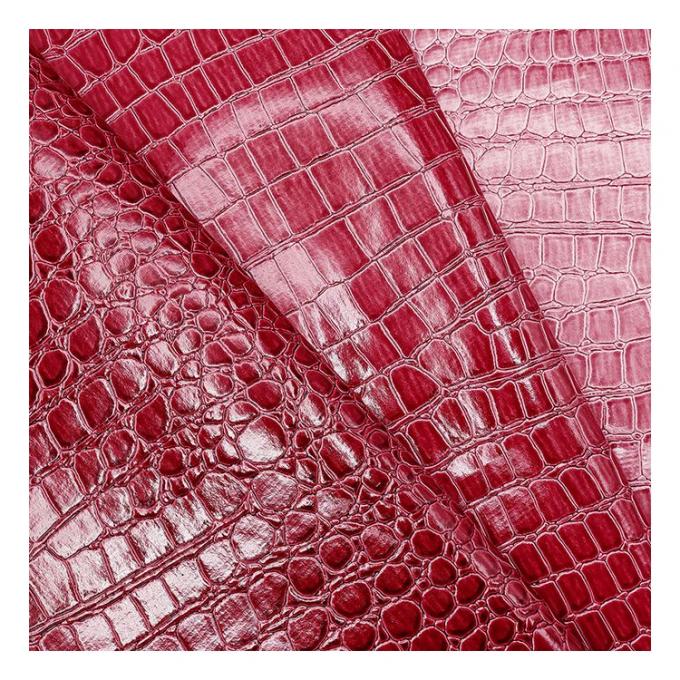 Pedra de alto brilho Pvc de couro sintético Pintura de animais Calçados Bolsas e sacos Tecido de couro falso 14