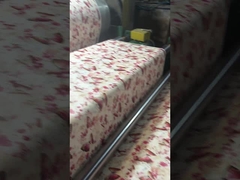 Impresso Borboleta colorida apaixonada por flores PVC PU Material de couro sintético falso