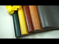 PVC 158 Pintura de grãos de couro de vaca Couro sintético artificial para sacos de sapatos Tecido de couro falso